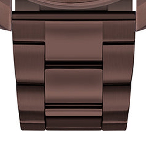 Cocoa Stitched Calfskin Strap