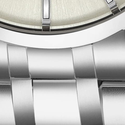 Polished 5-Link Steel Bracelet